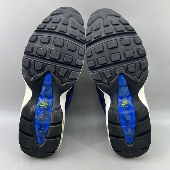 Nike Air Max 95 Premium Running Shoes Men Size 13 Blue White Comfort Sneakers - Picture 7 of 9